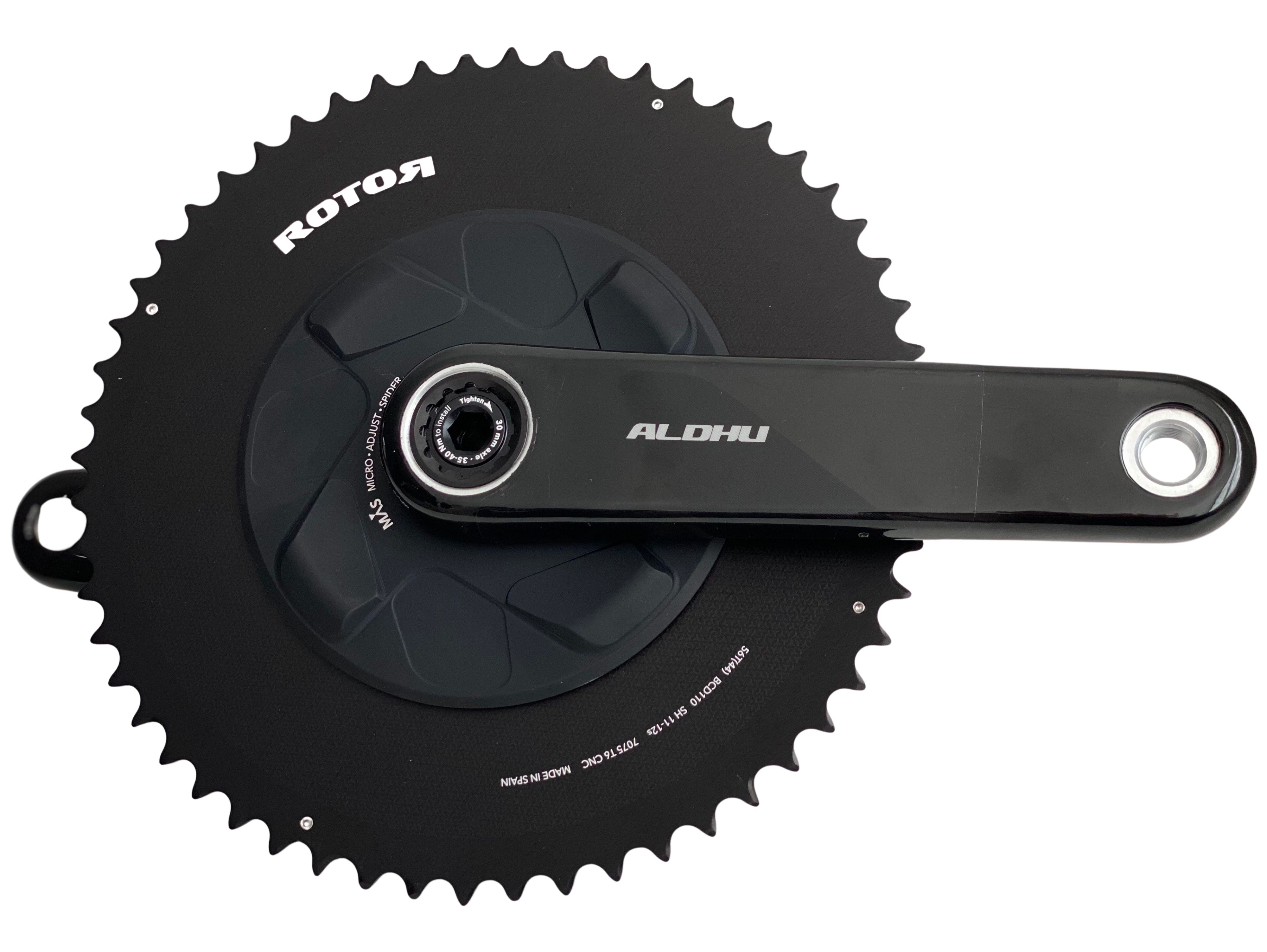 Aldhu Carbon aero 56/44, optimized for time trial Aldhu Carbon aero 56/44, optimized for time trial